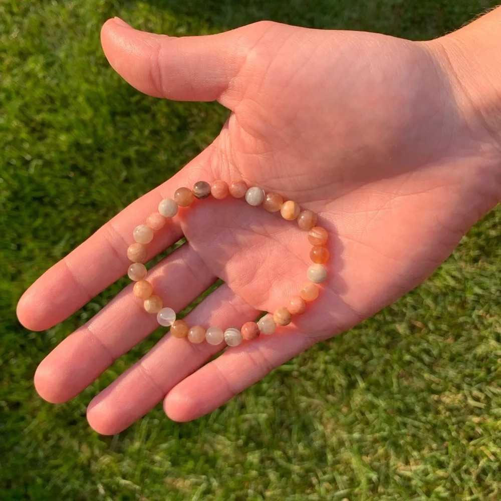 Sunstone Crystal Bracelet (6mm)